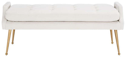 Safavieh - Everdeen Bench - Light Grey - Gold - BCH5200A veiw 1