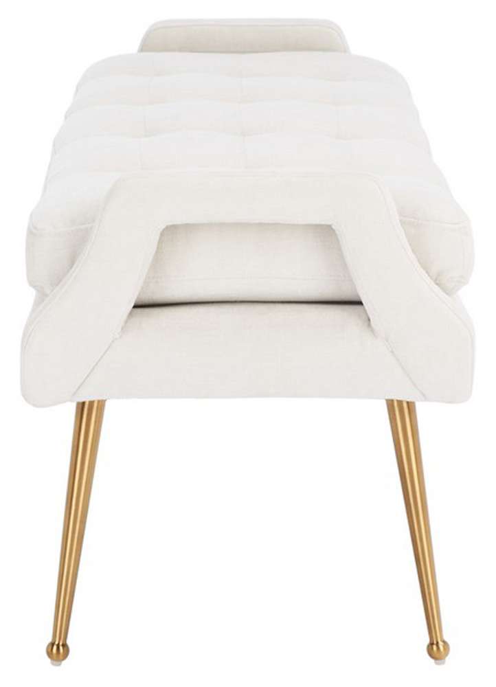 Safavieh - Everdeen Bench - Light Grey - Gold - BCH5200A veiw 4