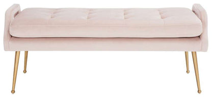 Safavieh - Everdeen Bench - Pink - Gold - BCH5200D veiw 1