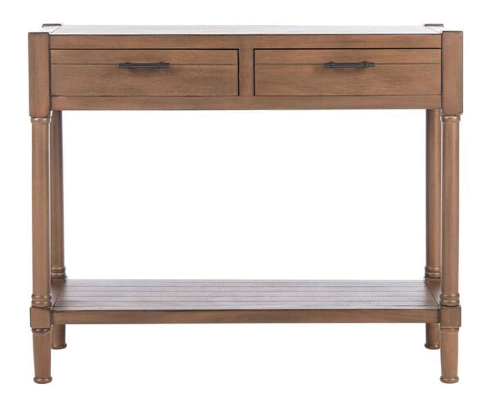 Safavieh - Filbert 2Drw Console Table - Brown - CNS5716C veiw 1