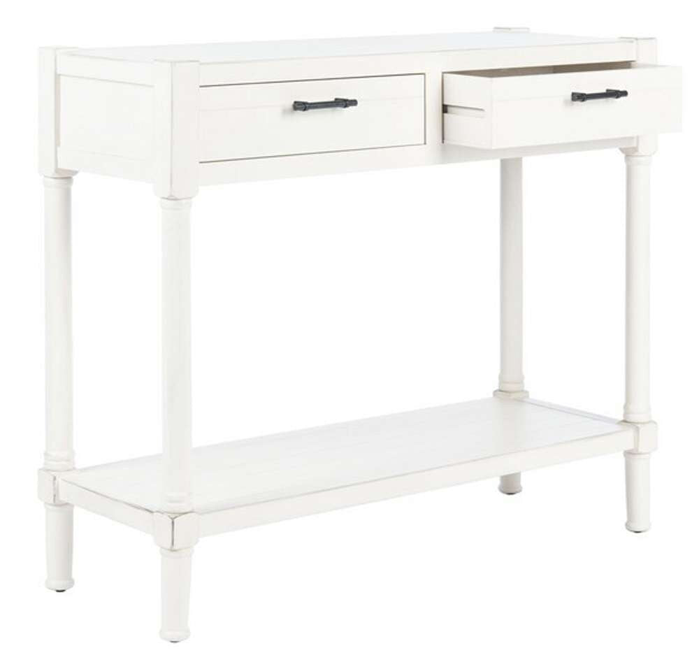 Safavieh - Filbert 2Drw Console Table - Distressed White  - CNS5716A veiw 3