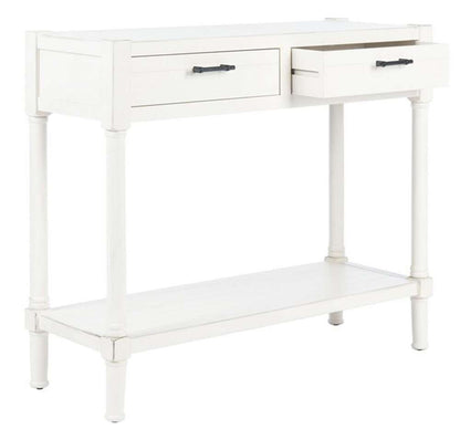 Safavieh - Filbert 2Drw Console Table - Distressed White  - CNS5716A veiw 3