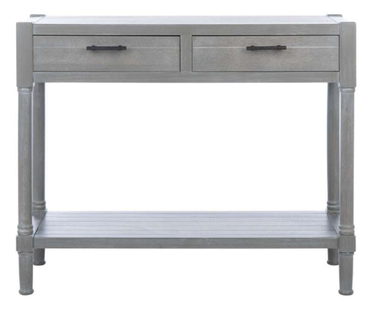 Safavieh - Filbert 2Drw Console Table - White Wash Grey - CNS5716D veiw 1