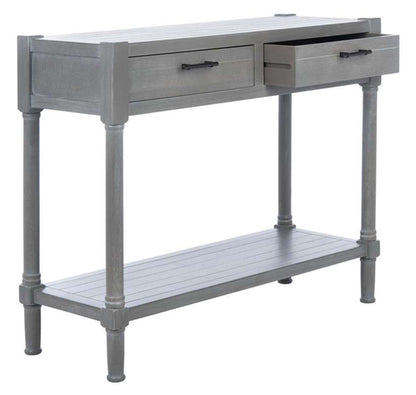 Safavieh - Filbert 2Drw Console Table - White Wash Grey - CNS5716D veiw 3