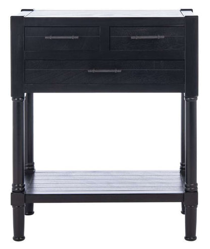 Safavieh - Filbert 3Drw Console Table - Black - CNS5717B veiw 1
