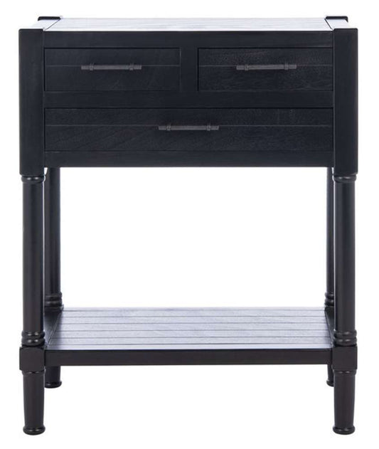 Safavieh - Filbert 3Drw Console Table - Black - CNS5717B veiw 1