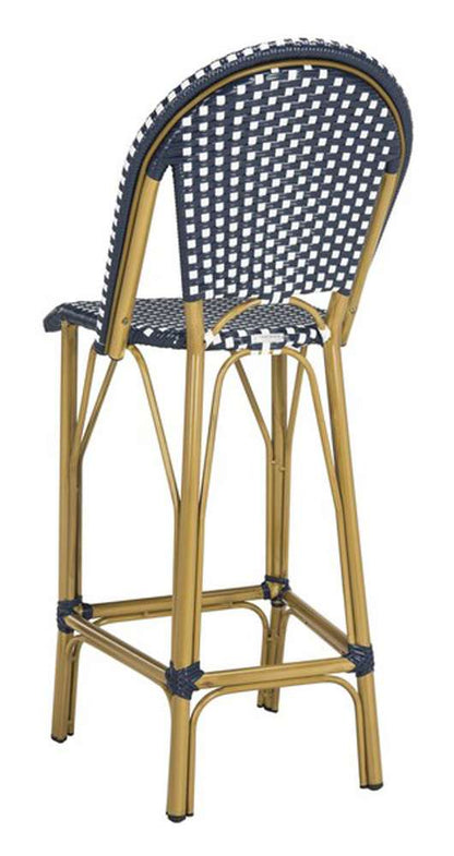 Safavieh - Ford Barstool - Navy - White - PAT4008A veiw 1