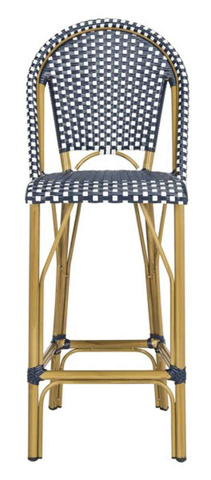 Safavieh - Ford Barstool - Navy - White - PAT4008A veiw 2