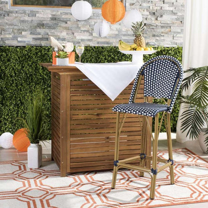 Safavieh - Ford Barstool - Navy - White - PAT4008A veiw 3