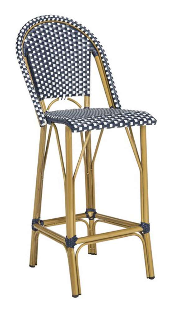 Safavieh - Ford Barstool - Navy - White - PAT4008A veiw 4