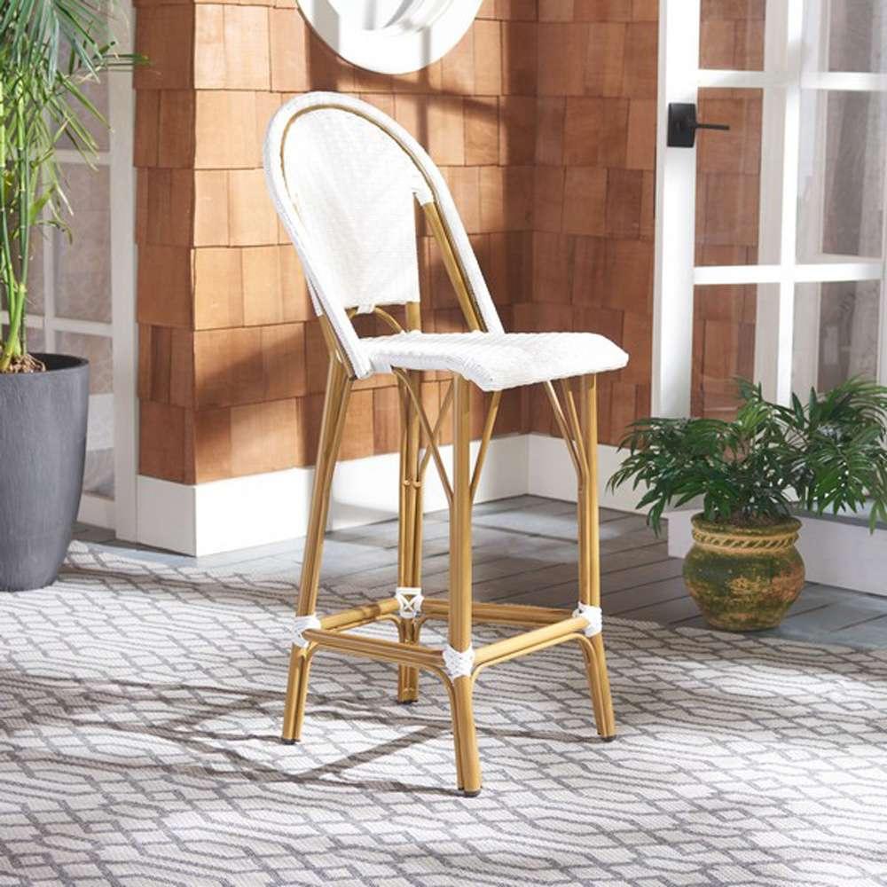 Safavieh - Ford Barstool - White - PAT4008C veiw 2