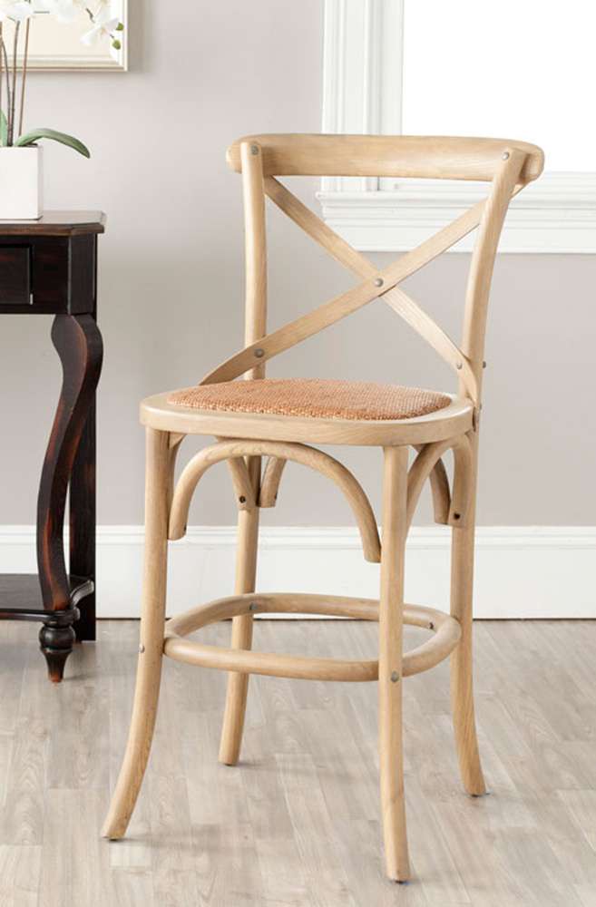 Safavieh - Franklin Counterstool - Oak - AMH9504C veiw 2