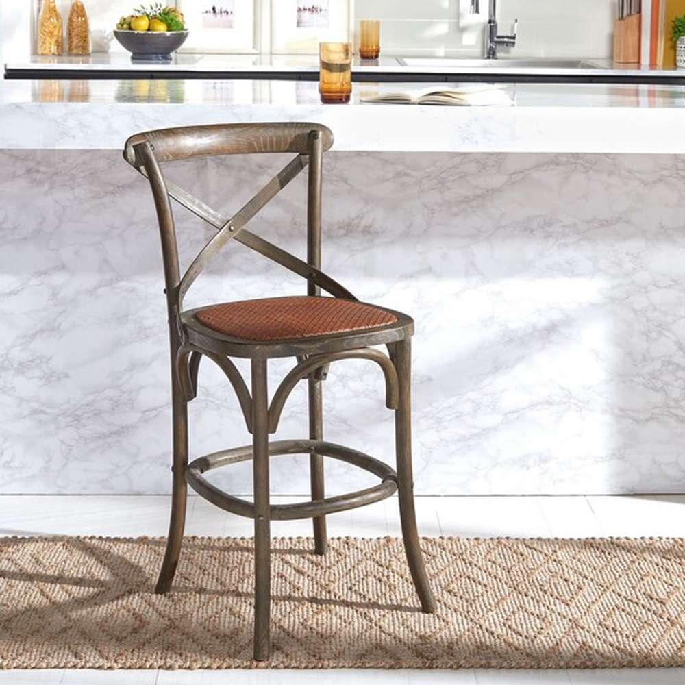 Safavieh - Franklin Counterstool - Weathered - Grey - AMH9504D veiw 2
