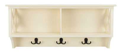 Safavieh - Freya Hanging Strg Wall Rack - White - HAC5703C veiw 1