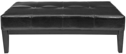 Safavieh - Fulton Rect Cocktail Ottoman - Black - HUD8236B veiw 1