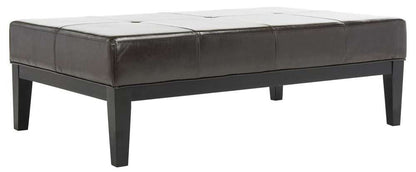 Safavieh - Fulton Rect Cocktail Ottoman - Brown - HUD8236A veiw 3