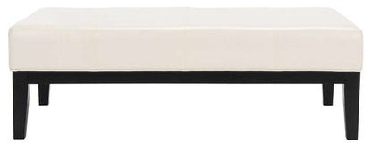 Safavieh - Fulton Rect Cocktail Ottoman - Flat Cream - HUD8236C veiw 1