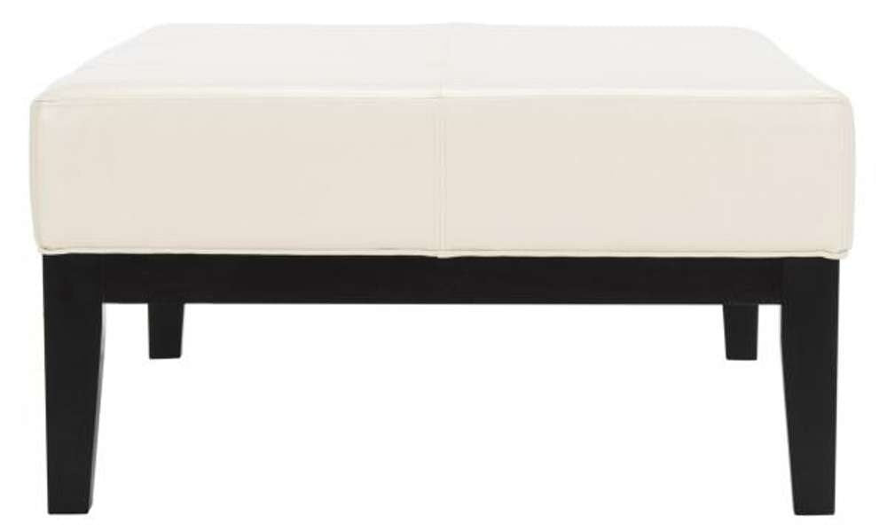 Safavieh - Fulton Rect Cocktail Ottoman - Flat Cream - HUD8236C veiw 3