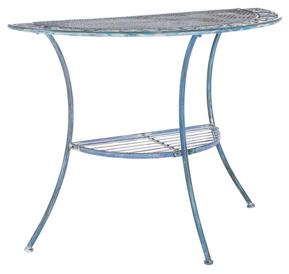 Safavieh - Genson Halfmoon Console Table - Mossy Blue  - PAT5027C veiw 3