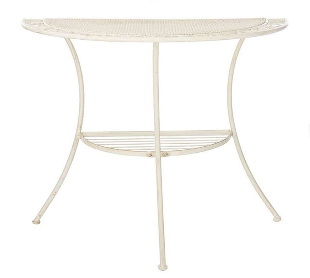 Safavieh - Genson Halfmoon Console Table - Pearl White  - PAT5027A veiw 1