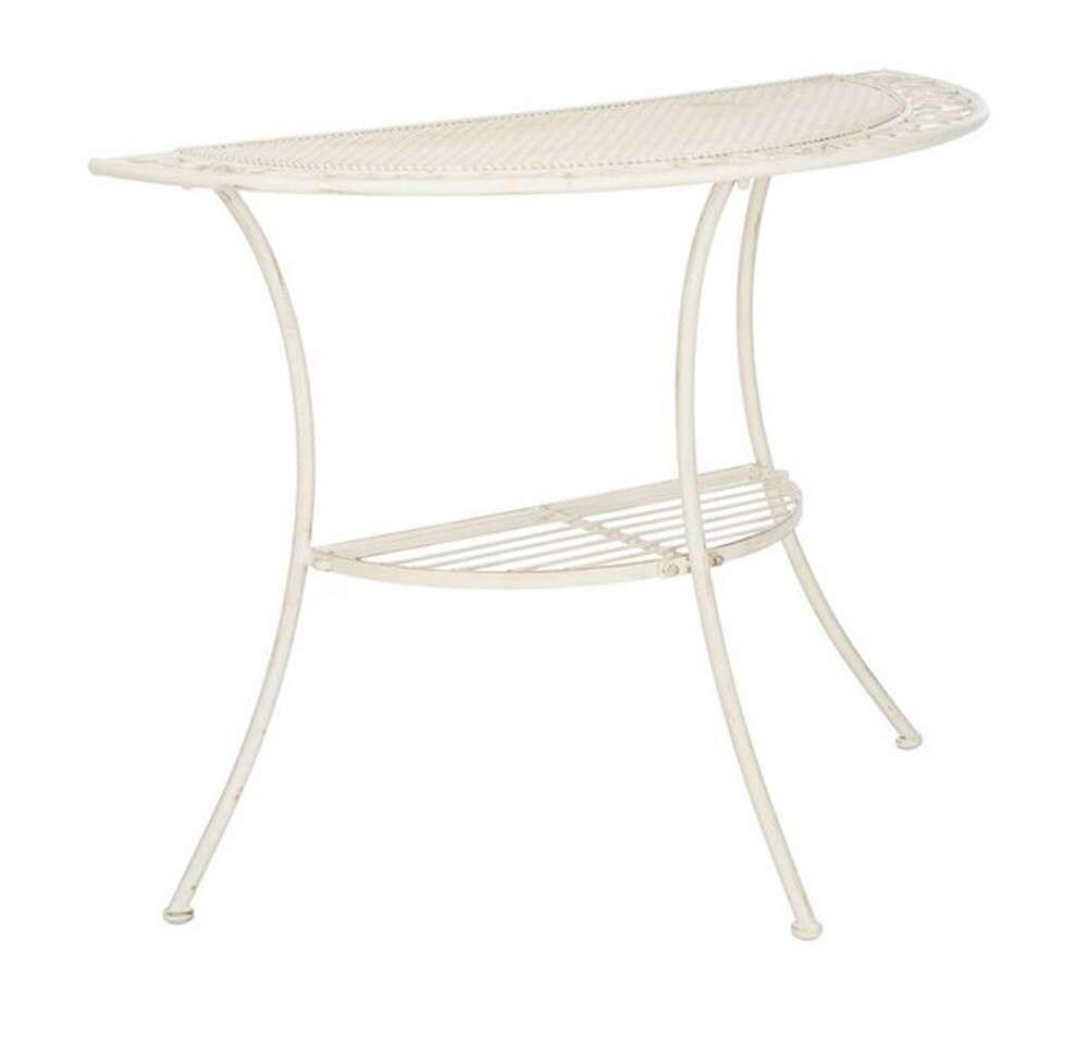 Safavieh - Genson Halfmoon Console Table - Pearl White  - PAT5027A veiw 3