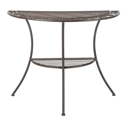 Safavieh - Genson Halfmoon Console Table - Unearthed Rust  - PAT5027B veiw 1
