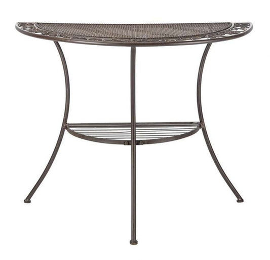 Safavieh - Genson Halfmoon Console Table - Unearthed Rust  - PAT5027B veiw 1