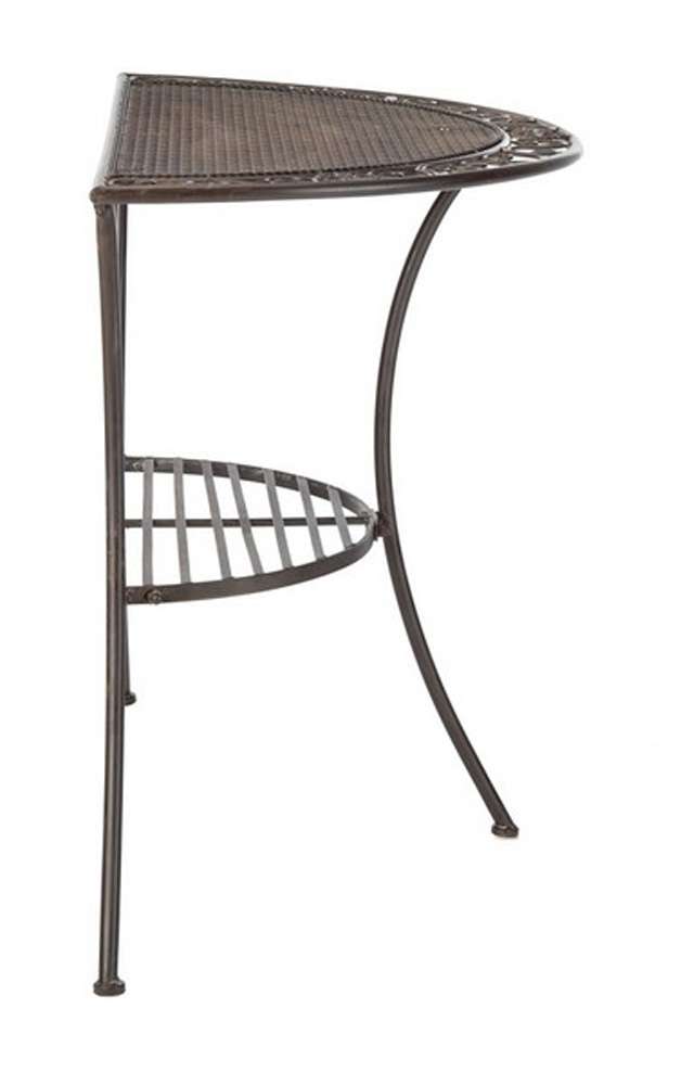 Safavieh - Genson Halfmoon Console Table - Unearthed Rust  - PAT5027B veiw 4