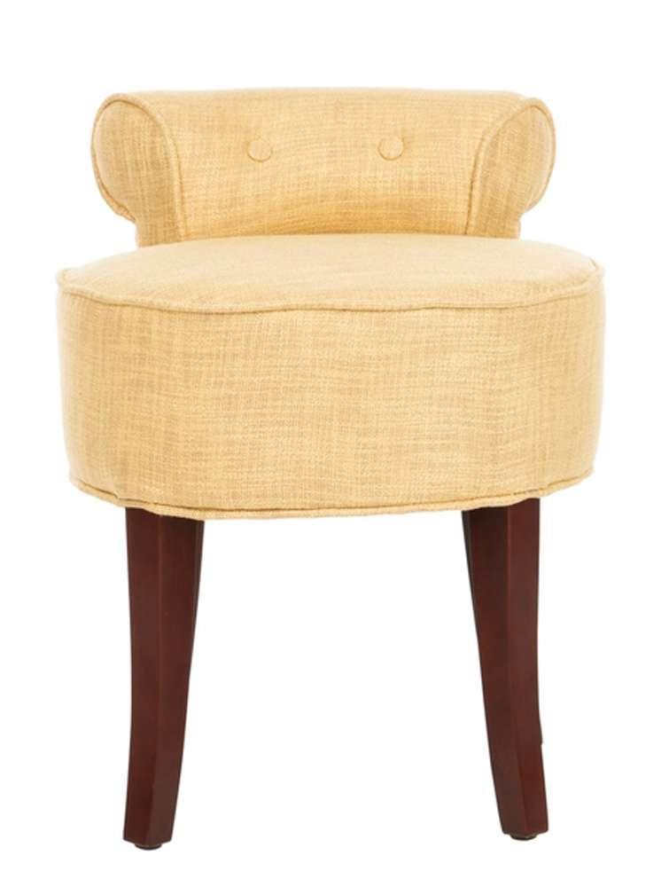 Safavieh - Georgia Vanity Stool - Gold - MCR4546E veiw 1