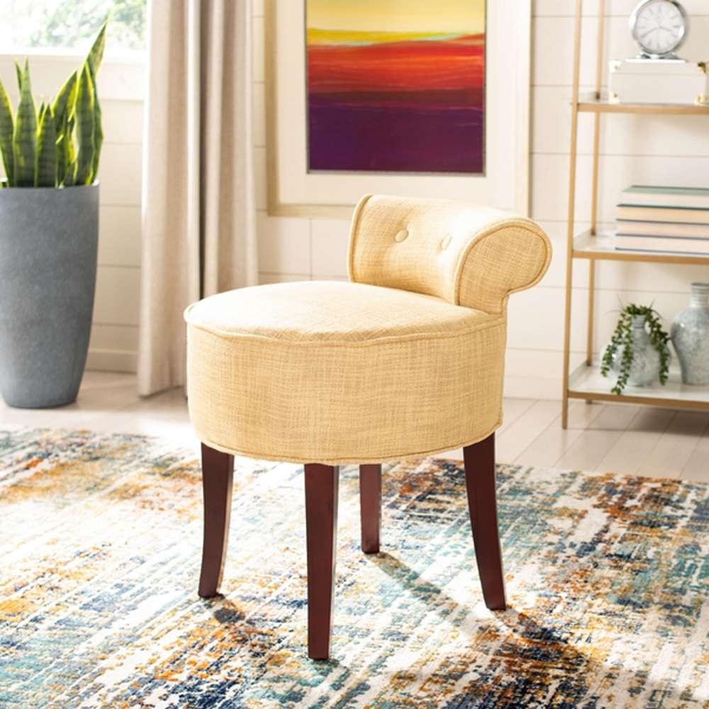 Safavieh - Georgia Vanity Stool - Gold - MCR4546E veiw 2