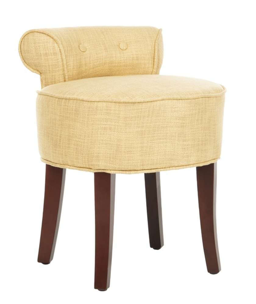 Safavieh - Georgia Vanity Stool - Gold - MCR4546E veiw 3