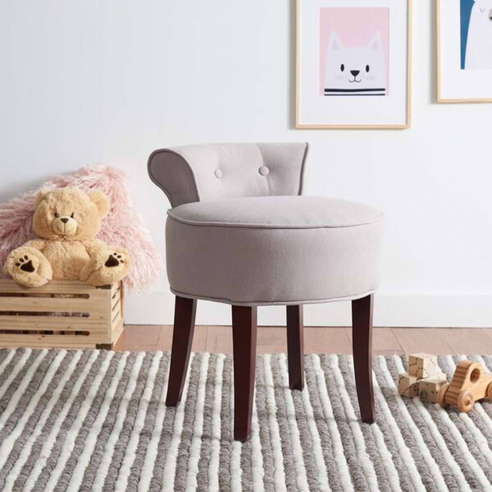 Safavieh - Georgia Vanity Stool - Taupe - MCR4546A veiw 2