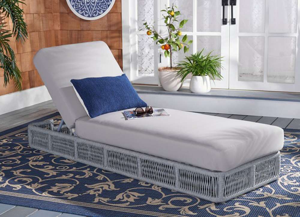 Safavieh - Gillian Sunlounger - Grey - Grey - PAT7527C veiw 2
