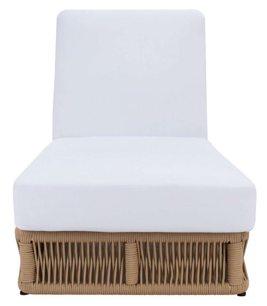 Safavieh - Gillian Sunlounger - Tan - White - PAT7527A veiw 1