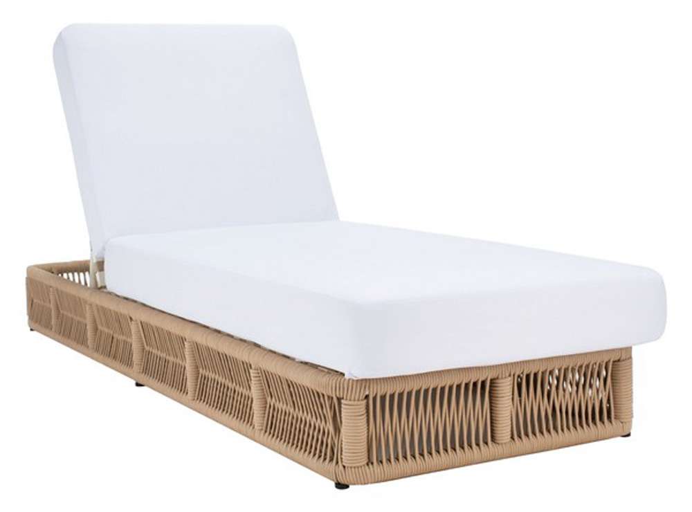 Safavieh - Gillian Sunlounger - Tan - White - PAT7527A veiw 3