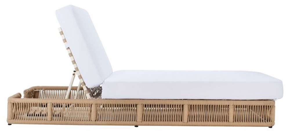 Safavieh - Gillian Sunlounger - Tan - White - PAT7527A veiw 4