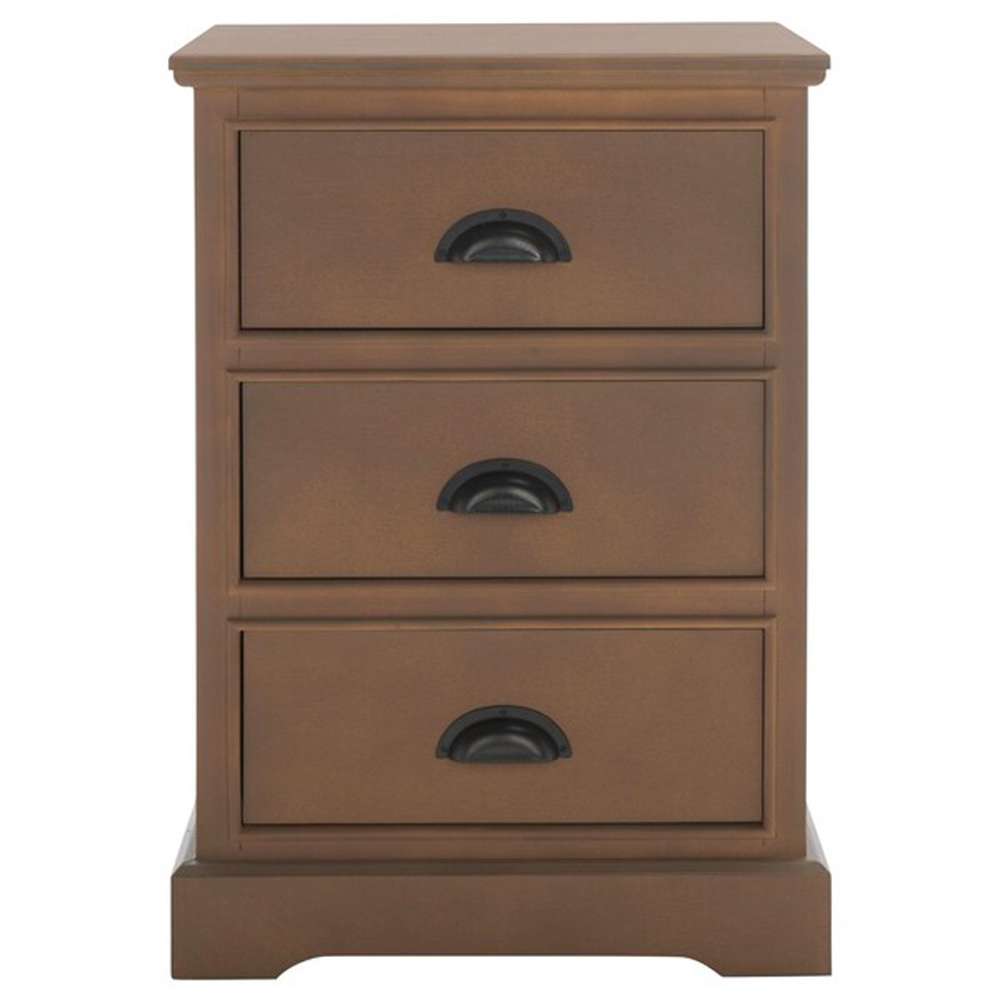 Safavieh - Griffin 3 Dwr Side Table - Sepia - AMH5717B veiw 1