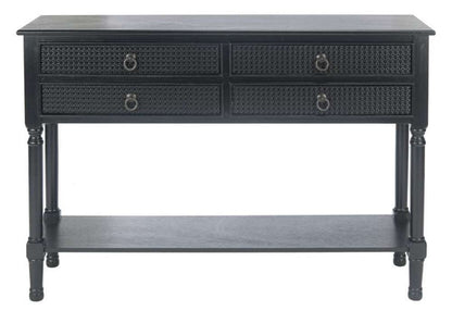 Safavieh - Haines 4Drw Console Table - Black - CNS5728A veiw 1