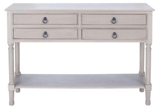 Safavieh - Haines 4Drw Console Table - Greige - CNS5728C veiw 1