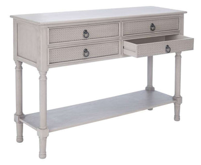 Safavieh - Haines 4Drw Console Table - Greige - CNS5728C veiw 4