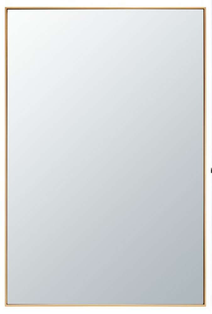 Safavieh - Harlon 24in Mirror - Brass - MRR2011C veiw 1