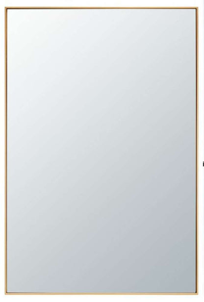 Safavieh - Harlon 24in Mirror - Brass - MRR2011C veiw 1
