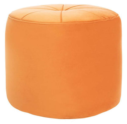 Safavieh - Hawkem Cylinder Ottoman - Orange - OTT4502A veiw 1