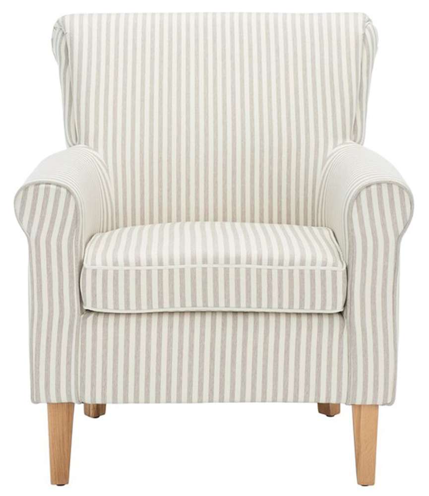 Safavieh - Hazina Chair - Beige Stripe  - MCR1002E veiw 1