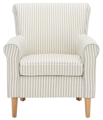 Safavieh - Hazina Chair - Beige Stripe  - MCR1002E veiw 1