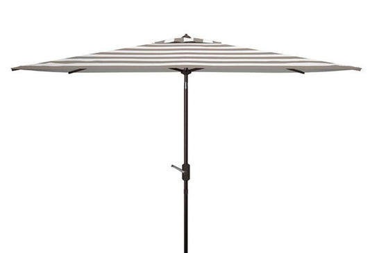 Safavieh - Iris 6.5X10 Rect Umbrella - Grey - White - PAT8304D veiw 1