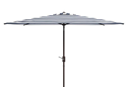 Safavieh - Iris 6.5X10 Rect Umbrella - Navy - White - PAT8304B veiw 1