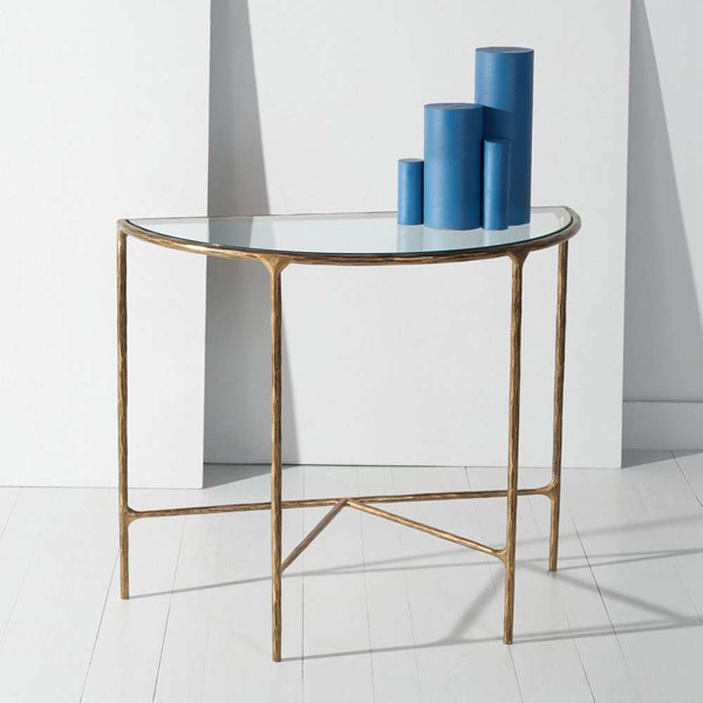 Safavieh - Jessa Forged Metal Console Table - Brass - SFV9506A veiw 2
