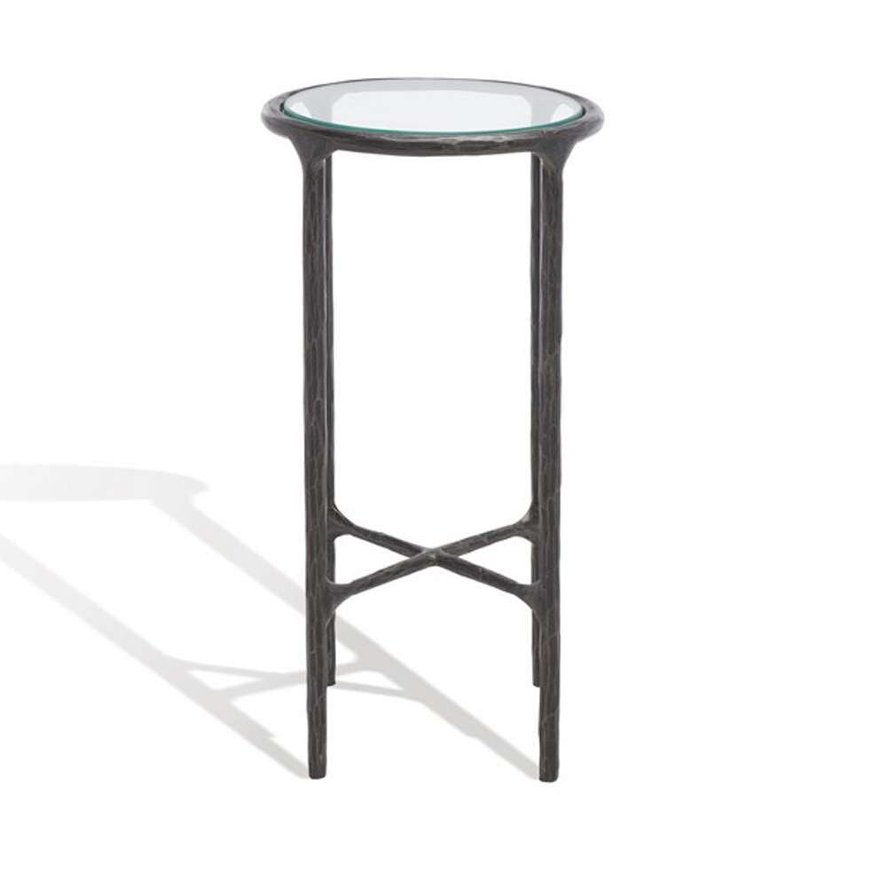 Safavieh - Jessa Metal Tall Round End Table - Black - SFV9504E veiw 2