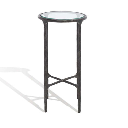 Safavieh - Jessa Metal Tall Round End Table - Black - SFV9504E veiw 2